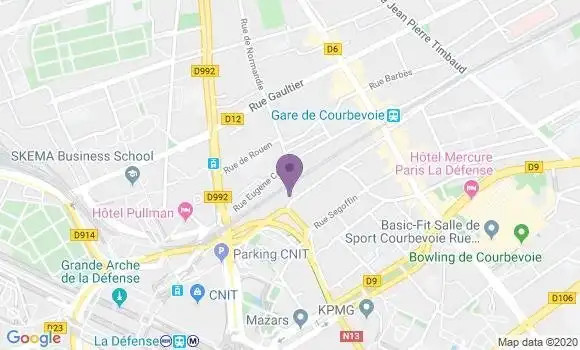 Localisation Mtre Ries Karine