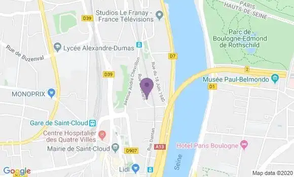 Localisation Mtre Schiber Brigitte