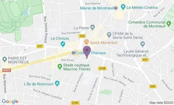 Localisation Mtre Langlais Sylvie