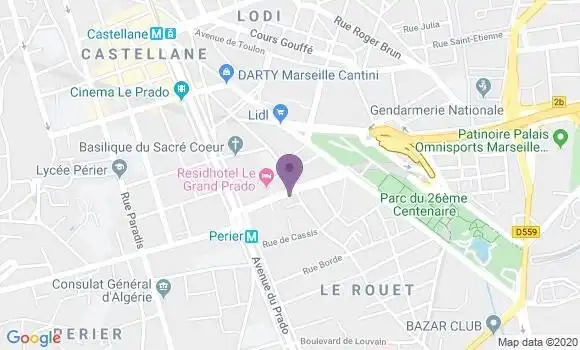 Localisation Mtre Combeaud Flavien