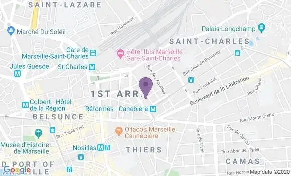 Localisation Mtre Eddam Shérazade