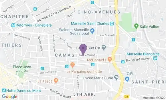 Localisation Mtre Esmenjaud Juliette