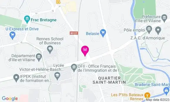 Localisation Mtre Ranchère François