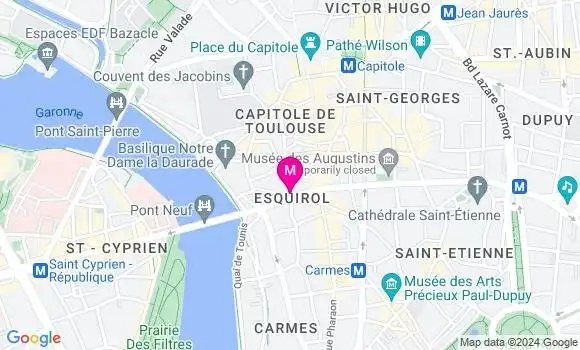 Localisation Mtre Bru Paul