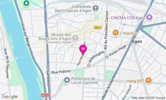 Localisation Mtre Lamarque Anne