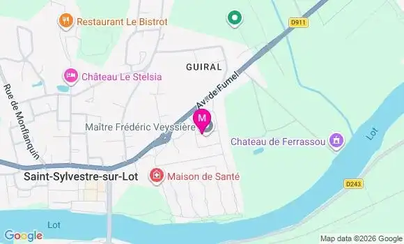 Localisation Mtre Veyssiere Frédéric