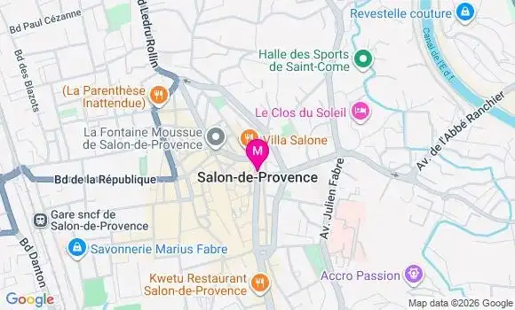 Localisation Mtre Bonzi Marjorie
