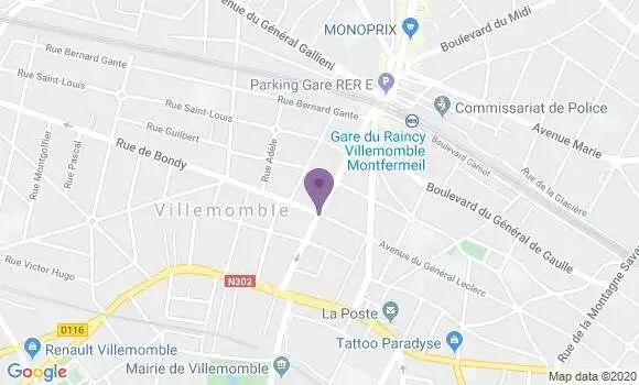 Localisation Mtre Marie Aline
