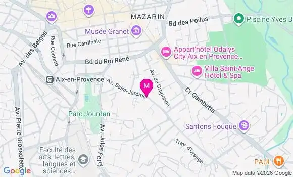 Localisation Mtre Cano Johanna