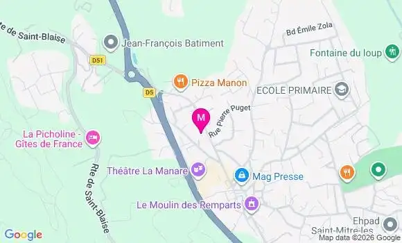 Localisation Mtre Espallargas Jean Paul