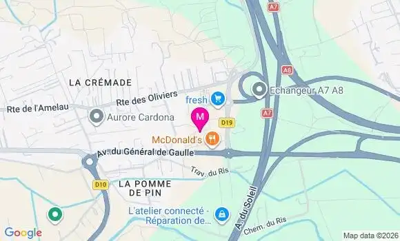 Localisation Mtre Llopis Aurore