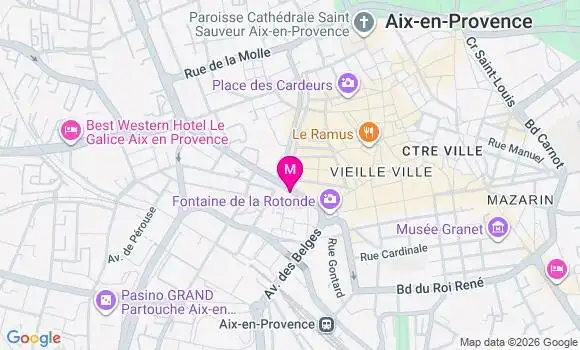 Localisation Mtre Parracone Ollivier
