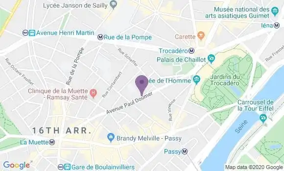 Localisation Mtre Elbaz Evelyne