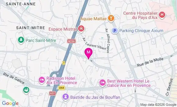 Localisation Mtre Ramon Thomas