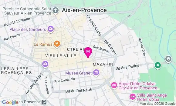 Localisation Mtre Rouzeau Laurent