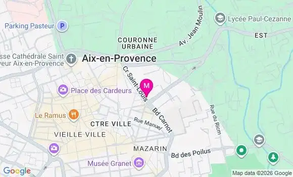 Localisation Mtre Segond Carla Marie