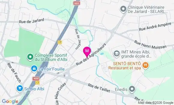 Localisation Mtre Jalade Corinne