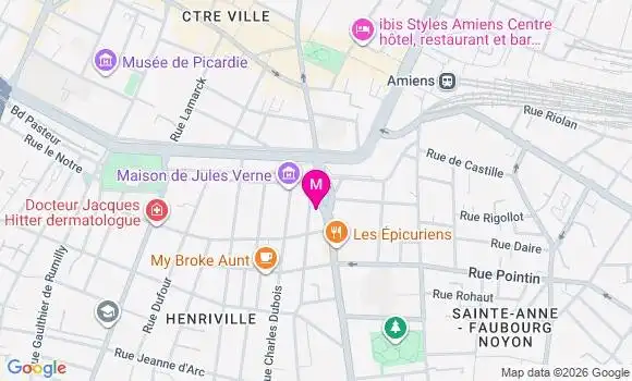 Localisation Mtre Claeys Odile