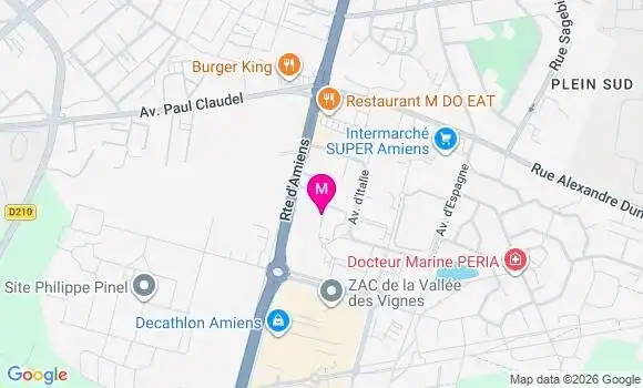 Localisation Mtre Havard Claire