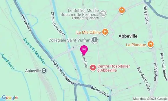 Localisation Mtre Holleville Milhat Sabrina