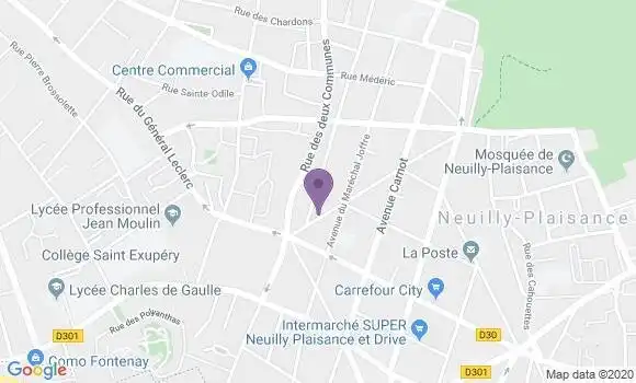 Localisation Mtre Papelard Casati Isabelle