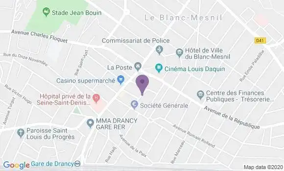 Localisation Mtre Pariente Hervé