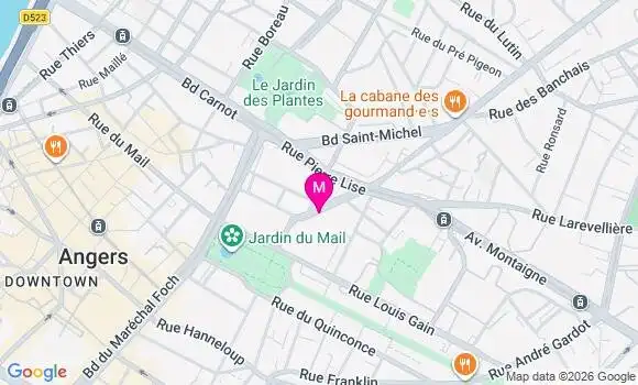 Localisation Mtre Dupont Valentin