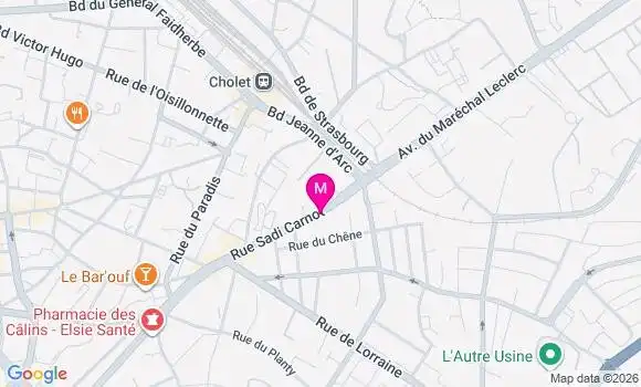 Localisation Mtre Gasnier Nathalie