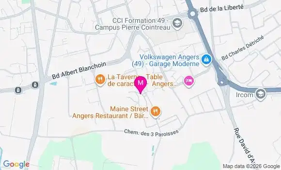 Localisation Mtre Maurel Vincent