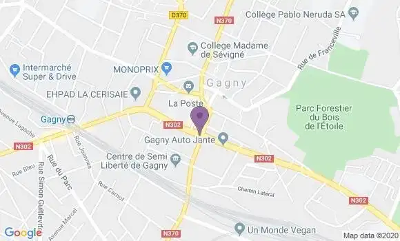 Localisation Mtre Poussier Claire