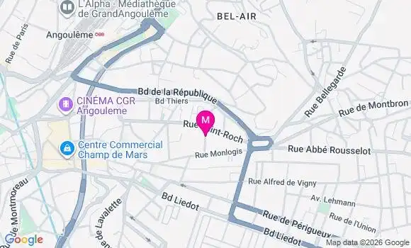 Localisation Mtre Becaud Céline