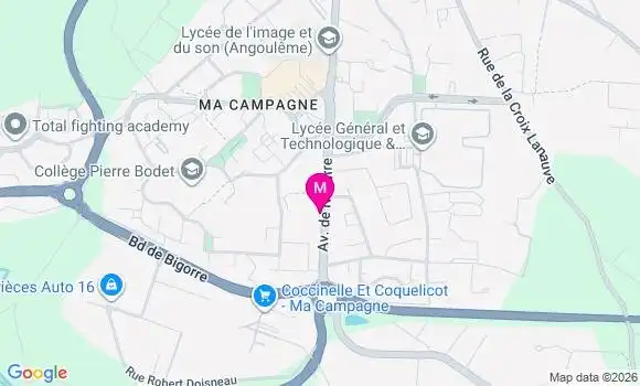 Localisation Mtre Bouamama Caroline