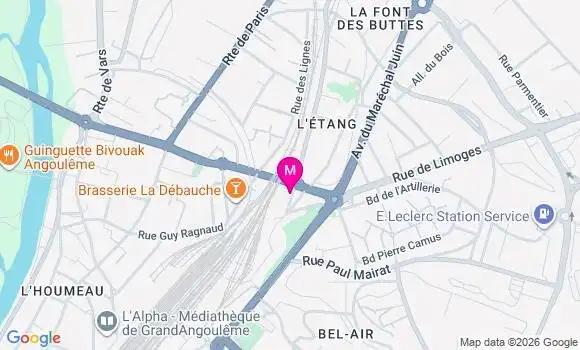 Localisation Mtre Seguin Anne
