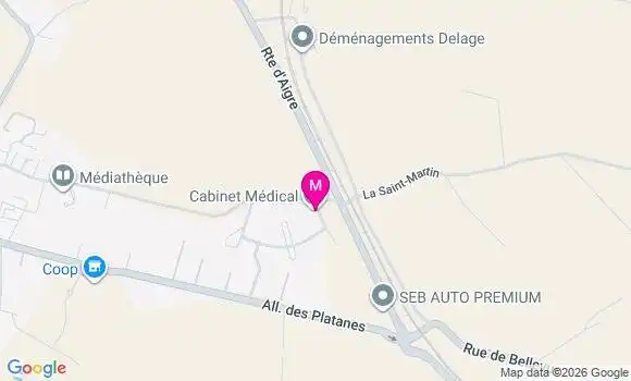 Localisation Mtre Villechalane Magalie