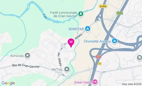 Localisation Mtre Cuttaz Cedric