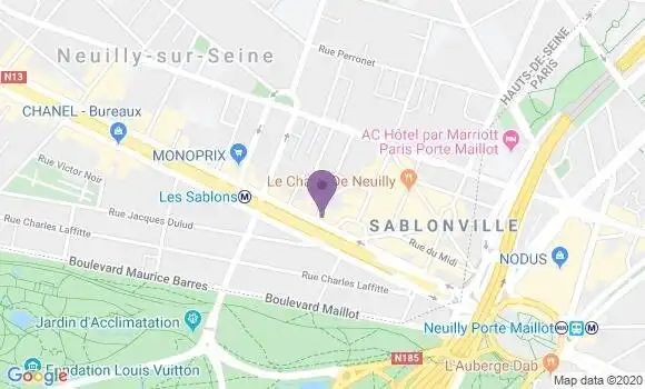 Localisation Mtre Emod Jean Laurent
