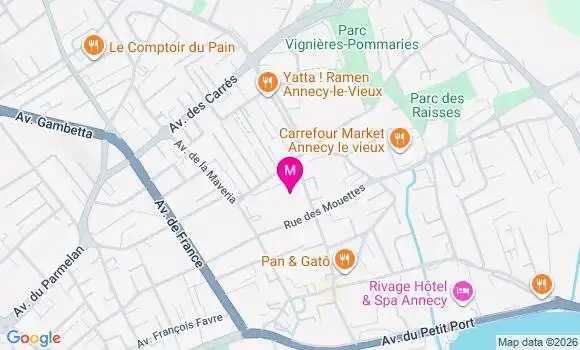 Localisation Mtre Minier Laure