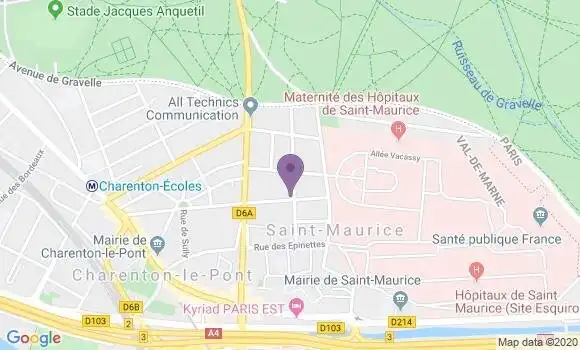Localisation Mtre Roig Catherine