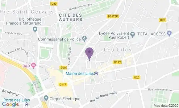 Localisation Mtre Rosenbaum Lilie