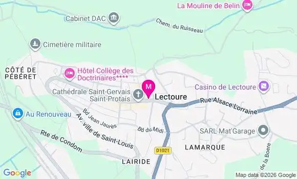Localisation Mtre Vanluggene Bernard