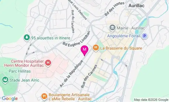 Localisation Mtre Dausset Emilie