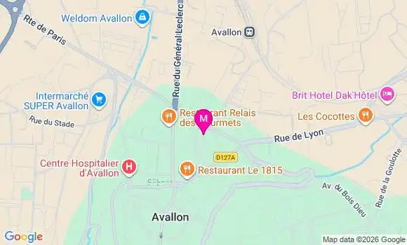 Localisation Mtre Audard Antoine