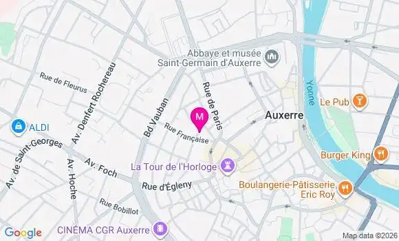 Localisation Mtre Metzger Marie