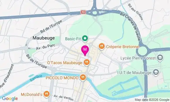 Localisation Mtre Lambelin Auxanne