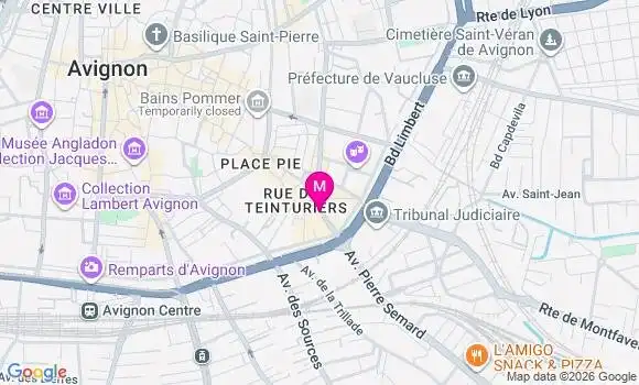 Localisation Mtre Paul Olivier