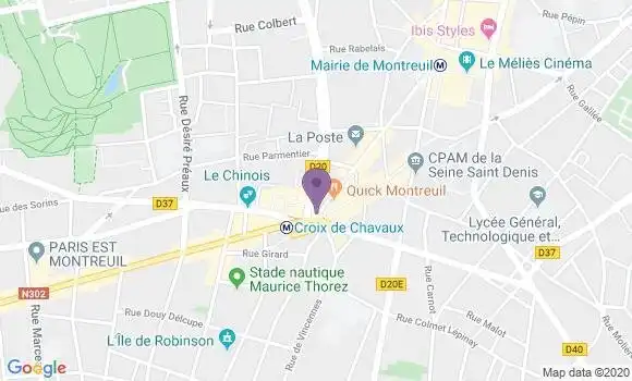 Localisation Mtre Schroeder Orozco Gustavo