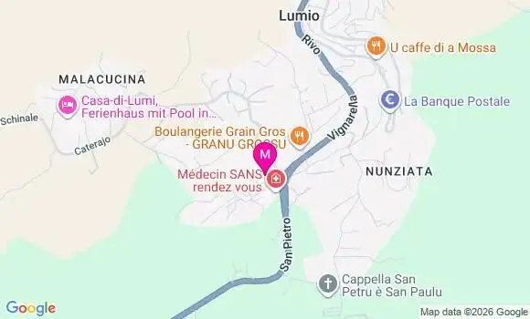 Localisation Mtre Francisci Acquaviva Pauline