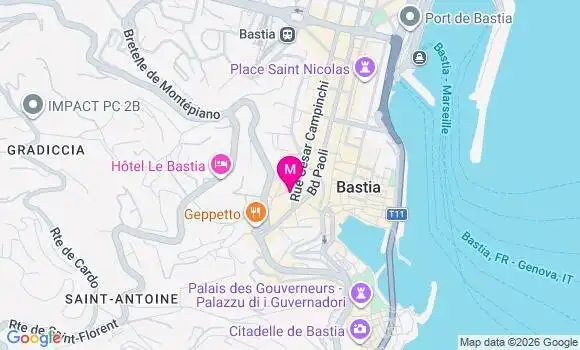 Localisation Mtre Leonelli Florence