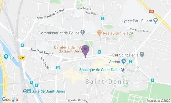 Localisation Mtre Senda Sylvain