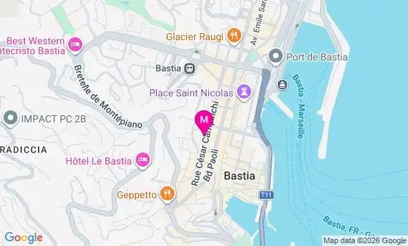 Localisation Mtre Susini Paula Maria
